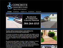 Tablet Screenshot of jsconcretefoundations.com